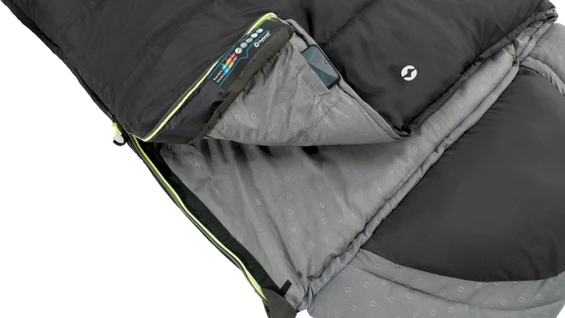 Outwell Contour Slaapzak - Zwart 2 Outwell Contour Slaapzak - Zwart - Afbeelding 2