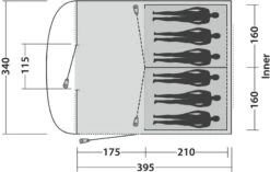 Easy Camp Edendale 600 Tunneltent 6 Persoons - Grijs 30 Easy Camp Edendale 600 Tunneltent 6 Persoons - Grijs -Openlucht Kampeer Winkel 1278 1900 88606f57 e3cb 4c30 8898 4536f255e167 1280x960