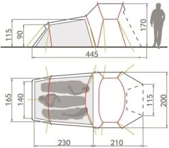 Vaude Chapel L XT Koepeltent - 3 Persoons -Openlucht Kampeer Winkel 12823 5 resultaat