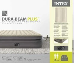 Intex Prime Comfort Luchtbed - Queensize - Ingebouwde Elektrische Pomp -Openlucht Kampeer Winkel 1621 1900 64164nd pkg 2023 300