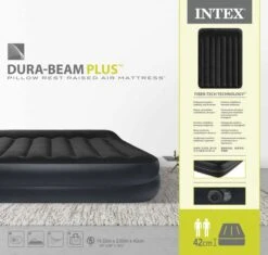 Intex Pillow Rest Raised Luchtbed - Queensize - Ingebouwde Elektrische Pomp 19 Intex Pillow Rest Raised Luchtbed - Queensize - Ingebouwde Elektrische Pomp -Openlucht Kampeer Winkel 1810 1900 64124nd pkg 2023 300