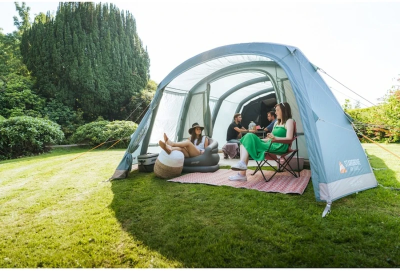 Vango Lismore Air 600XL Opblaasbare Tunneltent - 5 Persoons - Groen 10 Vango Lismore Air 600XL Opblaasbare Tunneltent - 5 Persoons - Groen - Afbeelding 10
