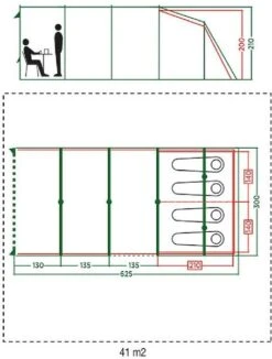 Coleman Meadowood 4L Tunneltent - 4 Persoons -Openlucht Kampeer Winkel 614 1200 meadowood 4l 5 1