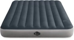 Intex Single-High Luchtbed - Queensize - Ingebouwde Batterijpomp