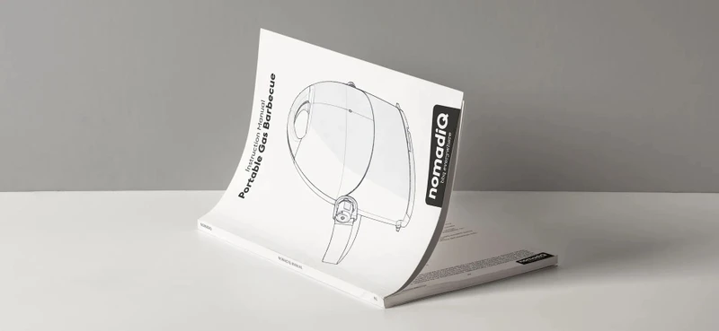 NomadiQ Draagbare Gasbarbecue - Zwart 6 NomadiQ Draagbare Gasbarbecue - Zwart - Afbeelding 6