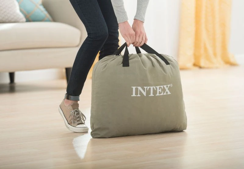 Intex Prime Comfort Luchtbed - Eenpersoons - Ingebouwde Elektrische Pomp 6 Intex Prime Comfort Luchtbed - Eenpersoons - Ingebouwde Elektrische Pomp - Afbeelding 6