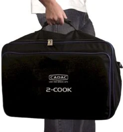 CADAC 2-Cook Pro Deluxe - 2-pits Kooktoestel -Openlucht Kampeer Winkel 900 1200 2 cook carry bag