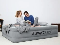 Bestway AlwayzAire Comfort Luchtbed - Queensize - Ingebouwde Elektrische Pomp -Openlucht Kampeer Winkel 900 1200 67706 18