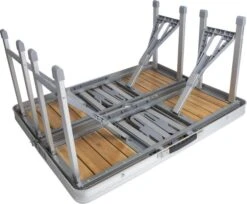 Bo-Camp 136 X 85 Inklapbare Picknicktafel - Bamboe -Openlucht Kampeer Winkel 900 1350 1404800 05