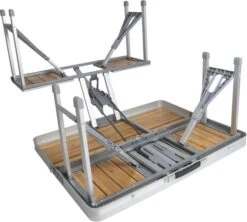 Bo-Camp 136 X 85 Inklapbare Picknicktafel - Bamboe -Openlucht Kampeer Winkel 900 1350 1404800 06