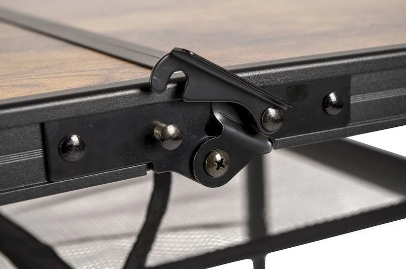 Bo-Camp Industrial Decatur 90 X 60 Campingtafel - Zwart/houtlook 10 Bo-Camp Industrial Decatur 90 X 60 Campingtafel - Zwart/houtlook - Afbeelding 10