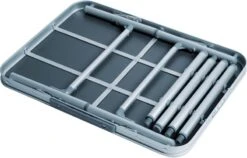 Bo-Camp 70 X 60 Campingtafel - Grijs -Openlucht Kampeer Winkel 900 1358 1404388 03