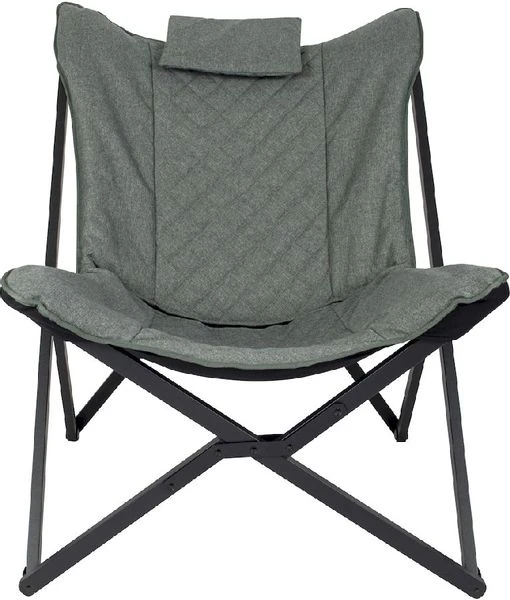 Bo-Camp Industrial Molfat Relaxstoel - Groen/Grijs 2 Bo-Camp Industrial Molfat Relaxstoel - Groen/Grijs - Afbeelding 2