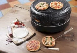 Bestron Pizza Gourmetset - 6 Personen 18 Bestron Pizza Gourmetset - 6 Personen -Openlucht Kampeer Winkel bestron pizzaoven 6 personen 8