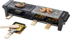 Bestron Raclette/Steengrill - 4 Personen 14 Bestron Raclette/Steengrill - 4 Personen -Openlucht Kampeer Winkel bestron raclettesteengrill 4 personen 14
