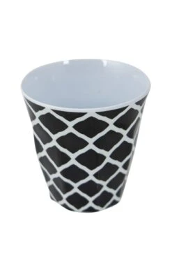 Bo-Camp Mix & Match Melamine Serviesset - 16-delig - Zwart -Openlucht Kampeer Winkel bo camp mix 4