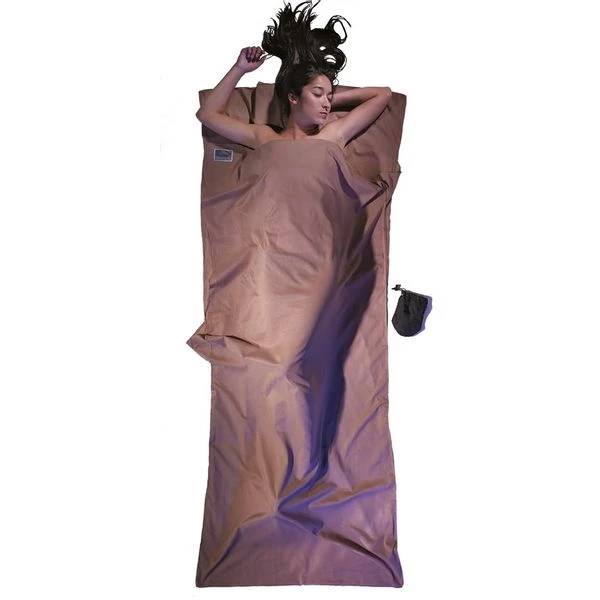 Cocoon Lakenzak Egyptisch Katoen Dekenmodel - Khaki 1 Cocoon Lakenzak Egyptisch Katoen Dekenmodel - Khaki