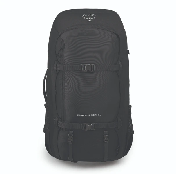 Osprey Farpoint Trek Pack - 55 Liter - Zwart 2 Osprey Farpoint Trek Pack - 55 Liter - Zwart - Afbeelding 2