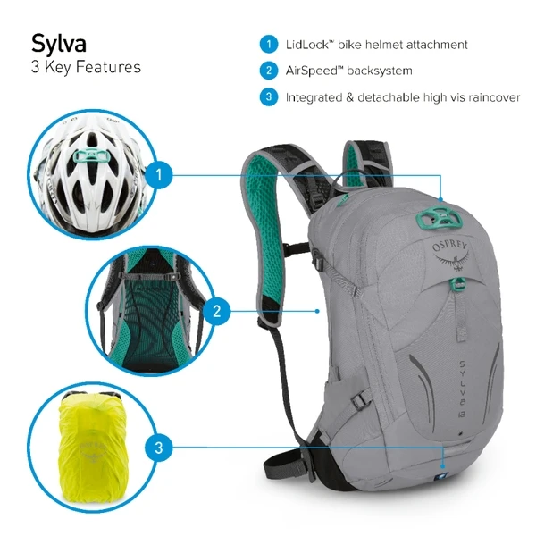 Osprey Sylva Daypack - 20 Liter - Blauw 9 Osprey Sylva Daypack - 20 Liter - Blauw - Afbeelding 9