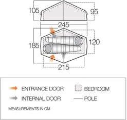 Vango Nevis 200 Tunneltent - 2 Persoons 8 Vango Nevis 200 Tunneltent - 2 Persoons -Openlucht Kampeer Winkel vango nevis 200 2