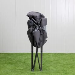 Kampa XL High Back Chair Fog Vouwstoel - Grijs -Openlucht Kampeer Winkel xlhighbackfog