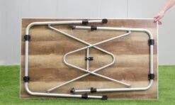 Dometic Zero Light Oak Large Campingtafel - 120 X 70 Cm -Openlucht Kampeer Winkel zerolightoaklarge